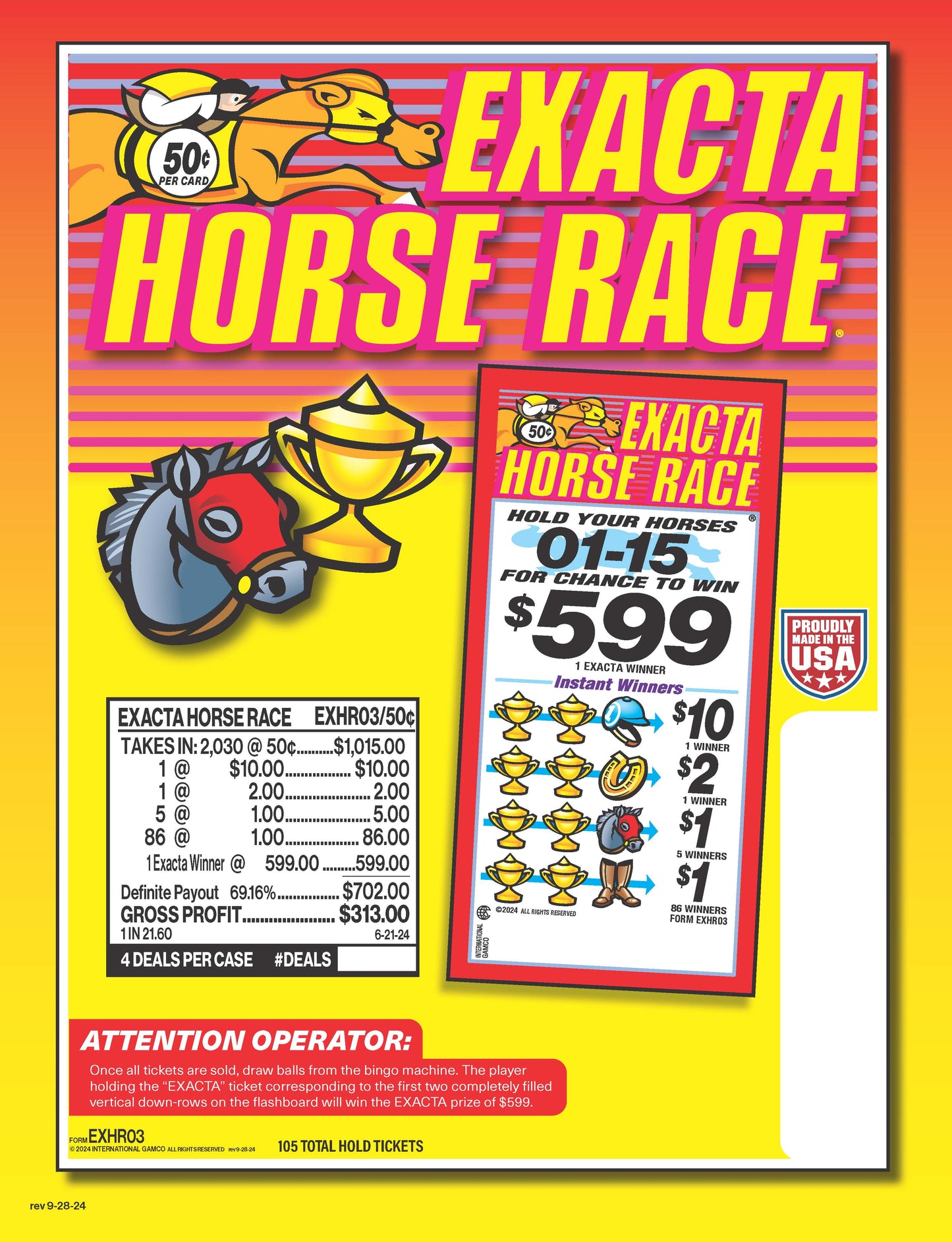 Exacta Horse Race