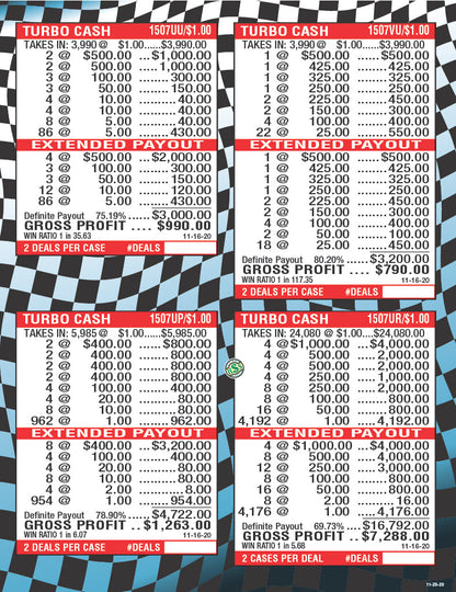Turbo Cash - 840 ct