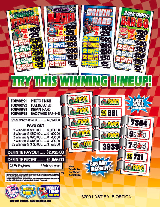 Tabco $500 Top 8991-8994