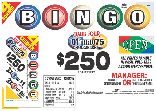 4 Corner Bingo