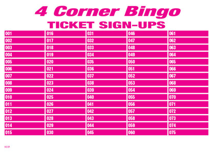 4 Corner Bingo
