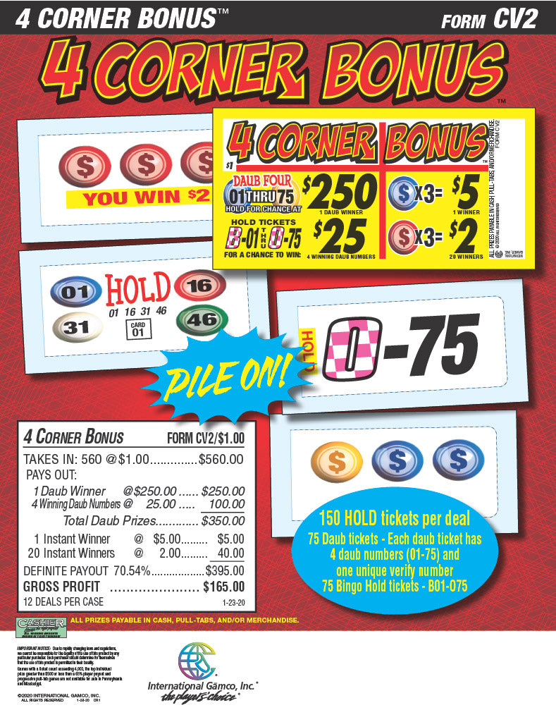 4 Corner Bonus