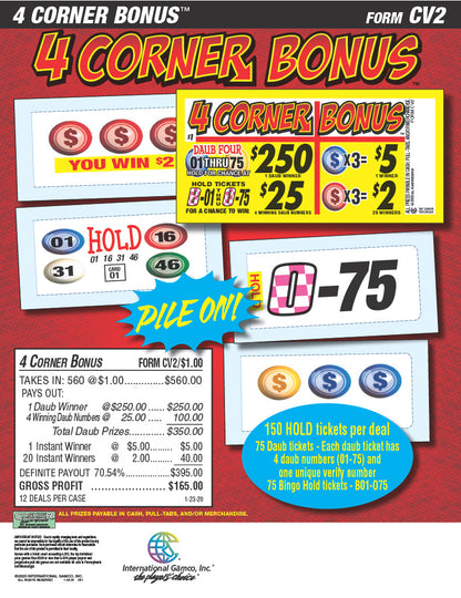 4 Corner Bonus