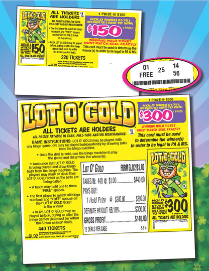 Lot O' Gold $150