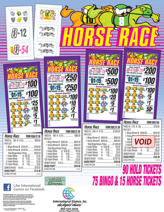 6 pack horserace