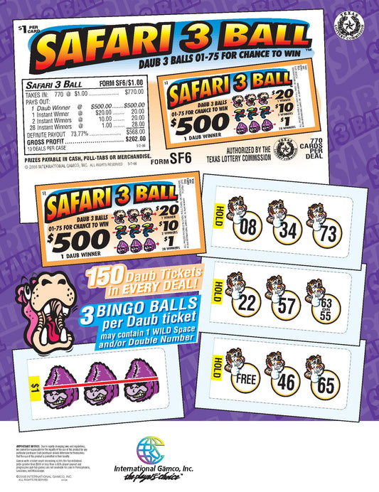 SF6 Safari 3 Ball