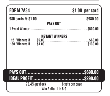 4 On A Board $500