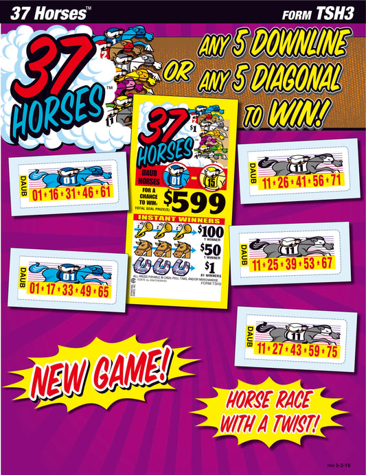 37 Horses $599